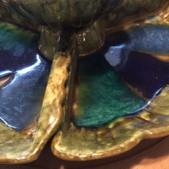 California pottery 913 dish with lazy Susan - Picture 2 of 7